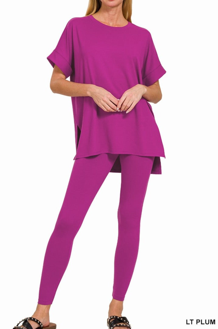 Classic Legging Set | Lt. Plum