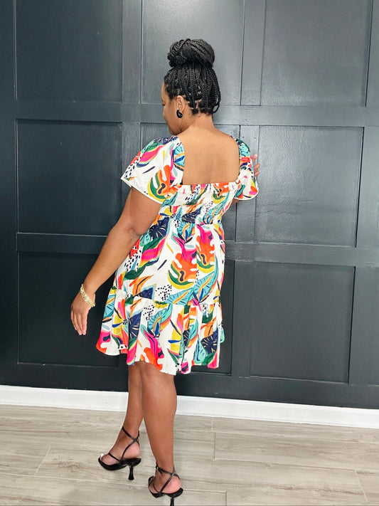 Tropical Dress | Final Sale