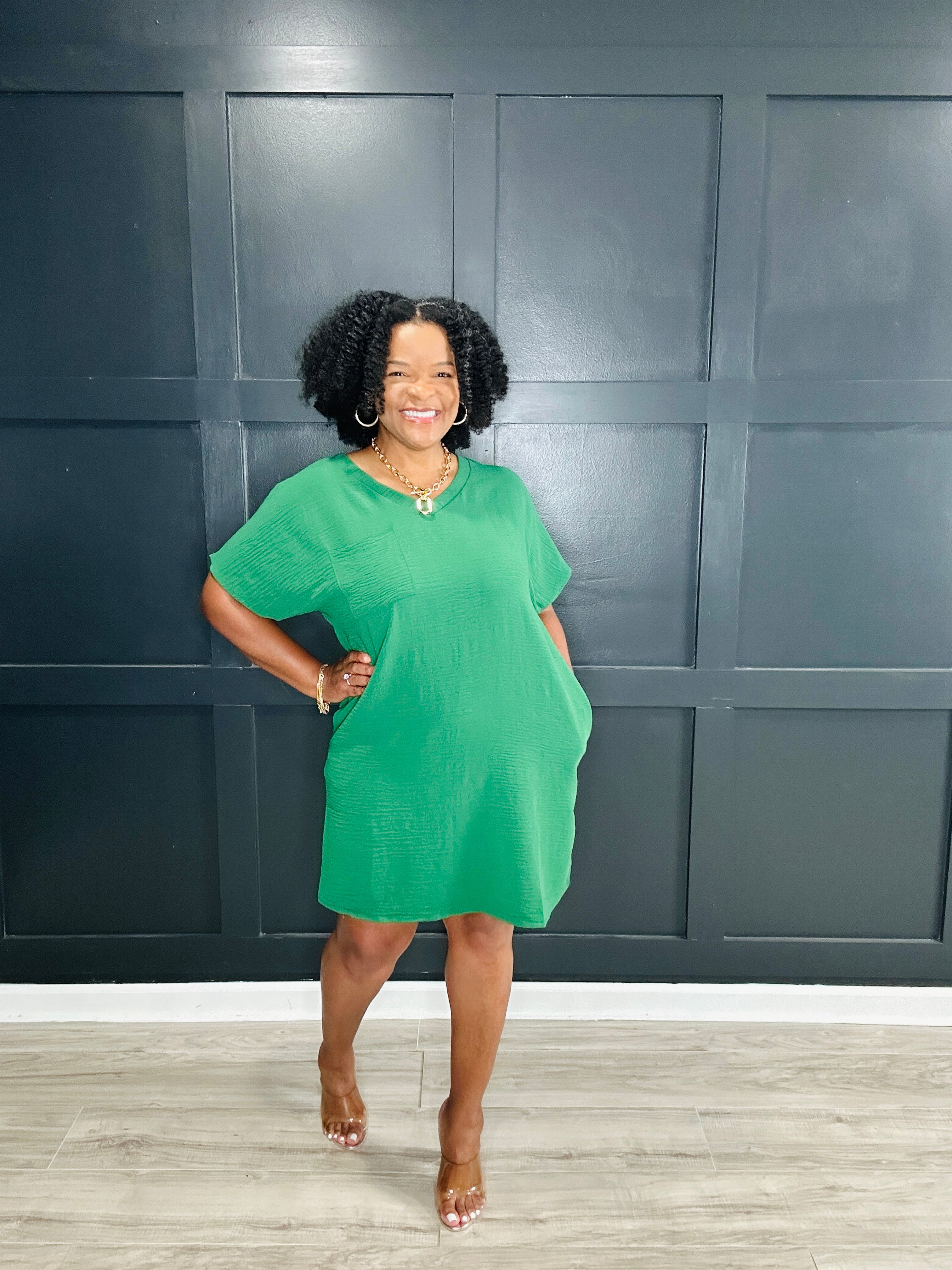 Chelsey | Dark Green Small-3X – Blissful Lifestyle Boutique