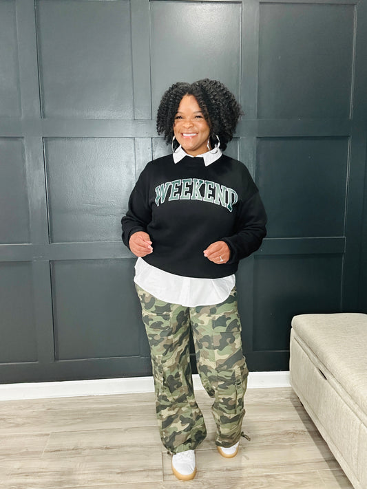Weekend Sweatshirt Black | Final Sale