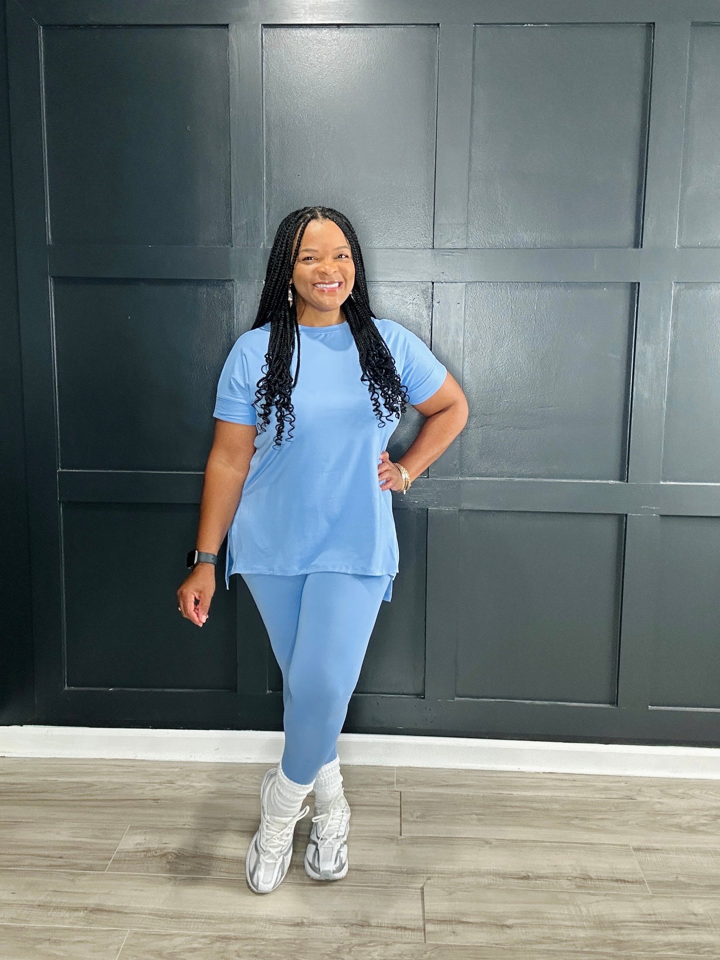 Classic Legging Set | Spring Blue