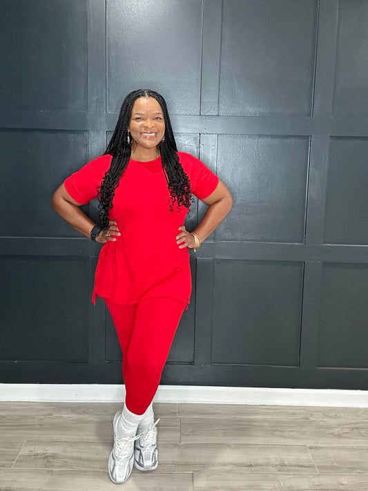 Classic Legging Set | Ruby