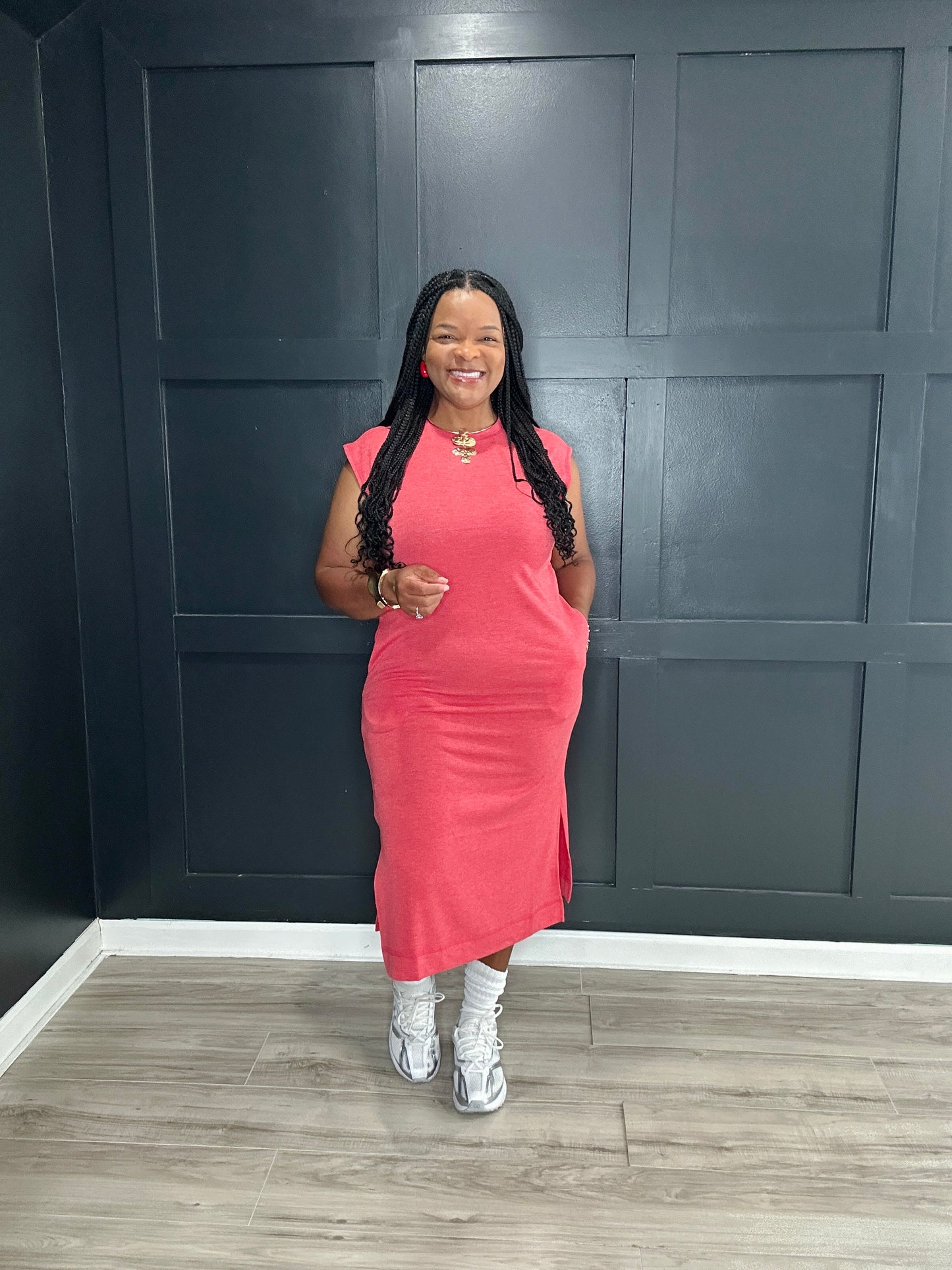 Summer Midi | Red | Final Sale