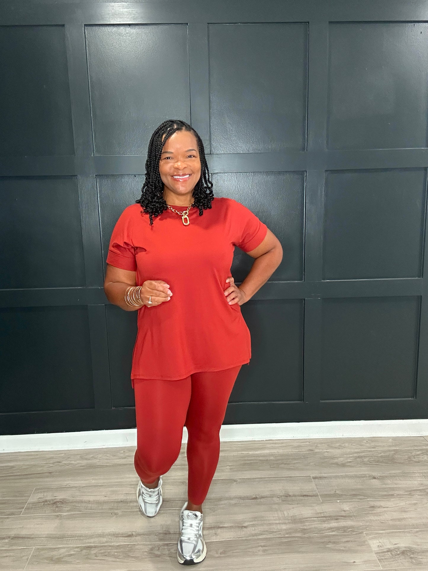 two piece matching outfit