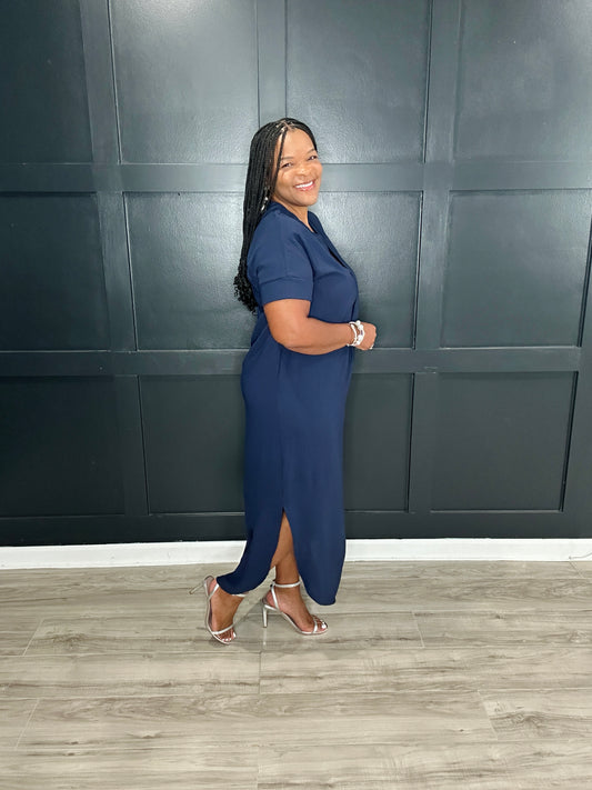 Navy Bliss Midi