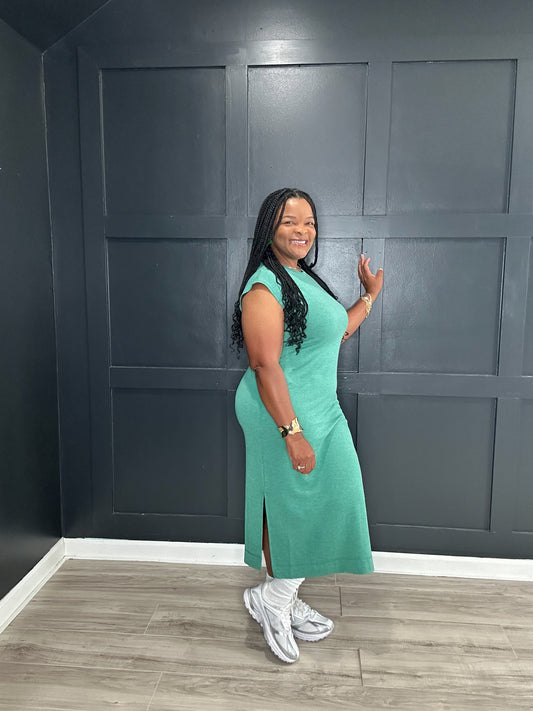 Summer Midi | Green | Final Sale