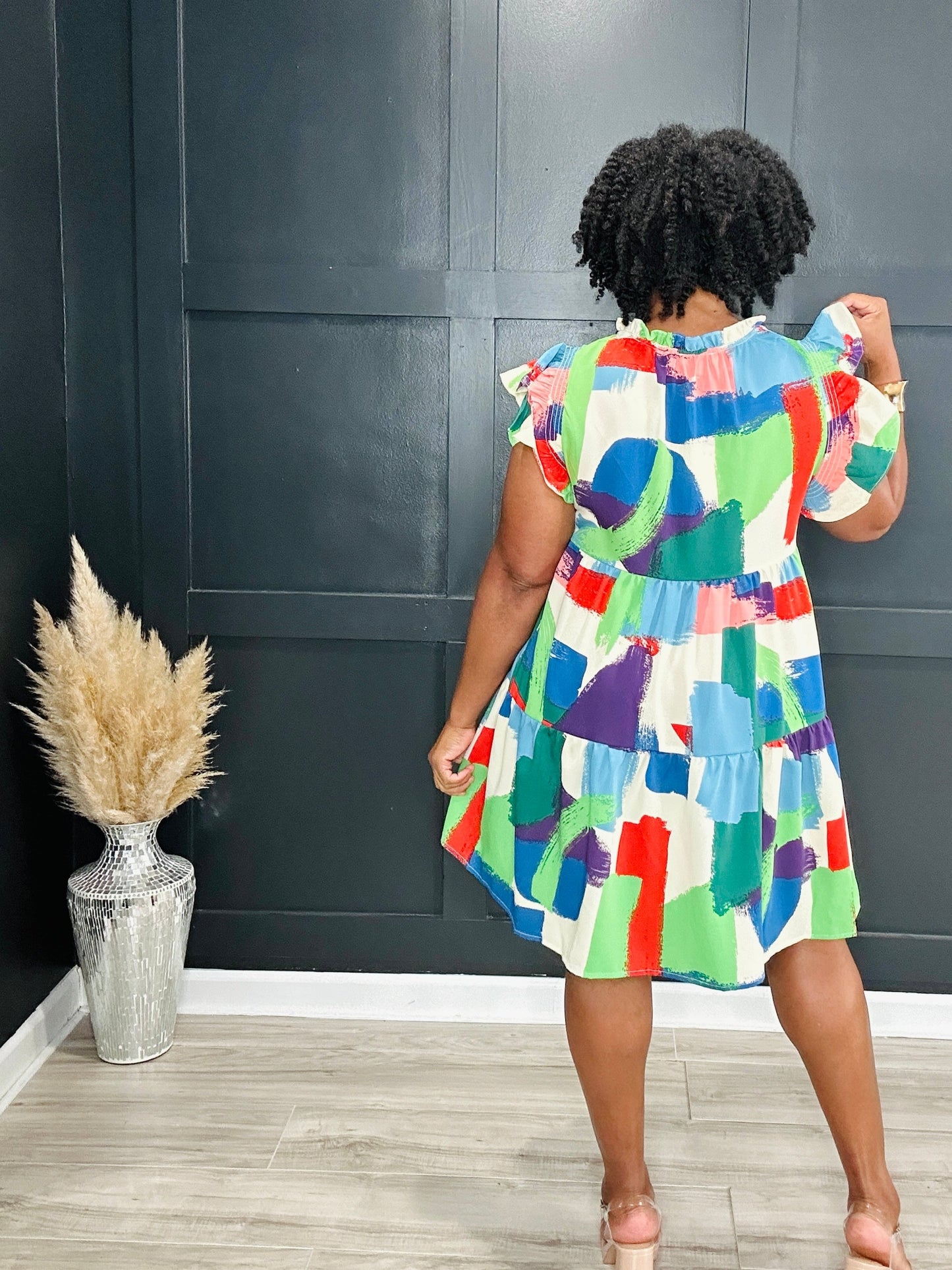 {Reg & Plus} Paint The Room Dress