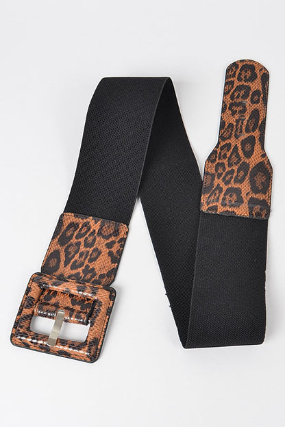 Leopard Elastic Belt | Plus