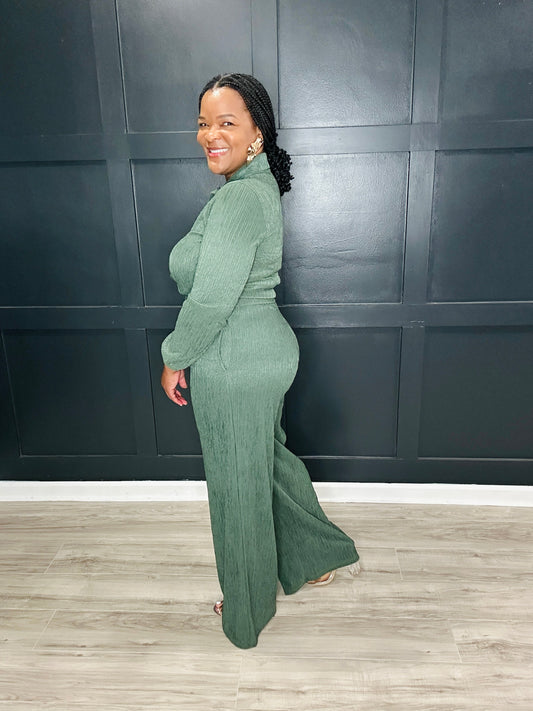 Effortless Jumpsuit | Olive