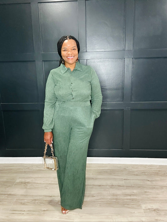 Effortless Jumpsuit | Olive