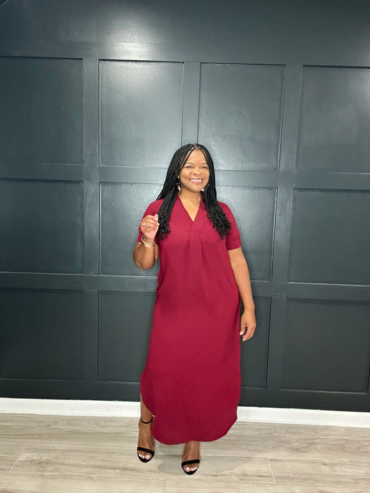 Burgundy Bliss Midi