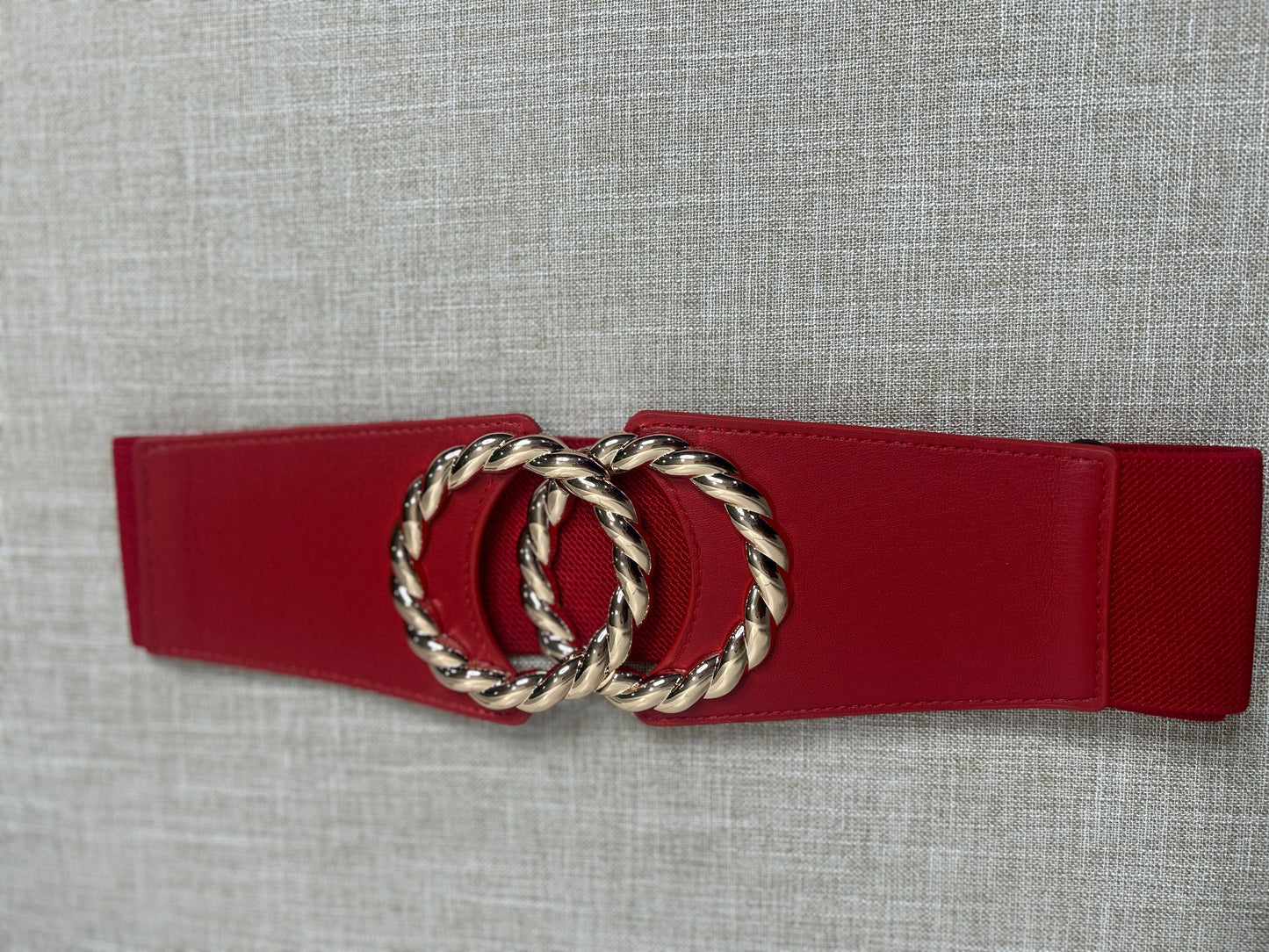 Infinity Twist Elastic | Red | Plus