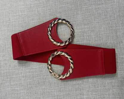 Infinity Twist Elastic | Red | Plus