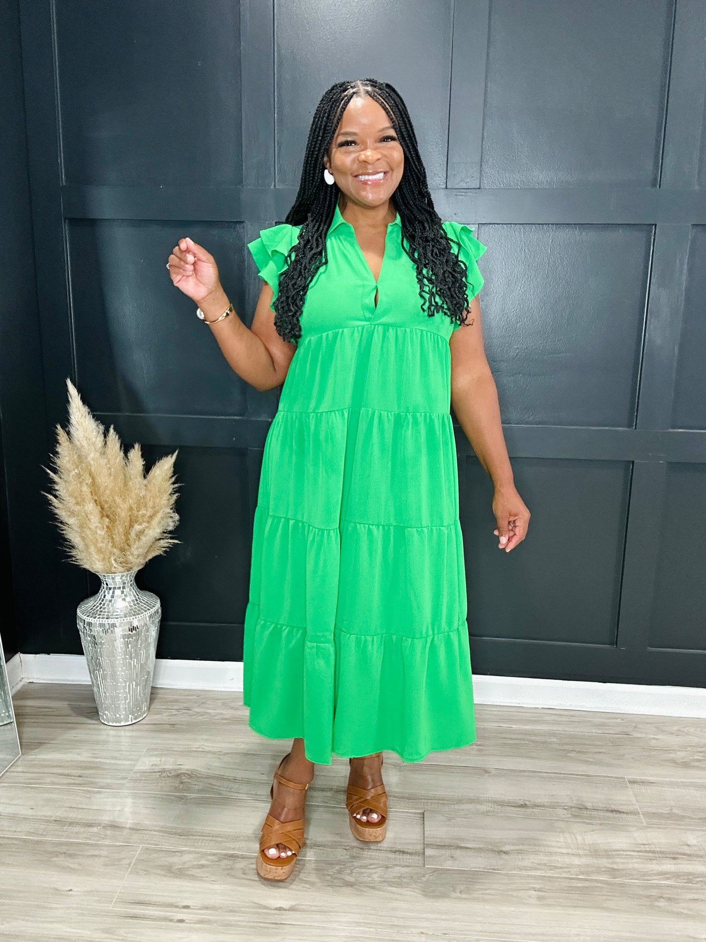 {Reg & Plus} That Girl Dress | Kelly Green