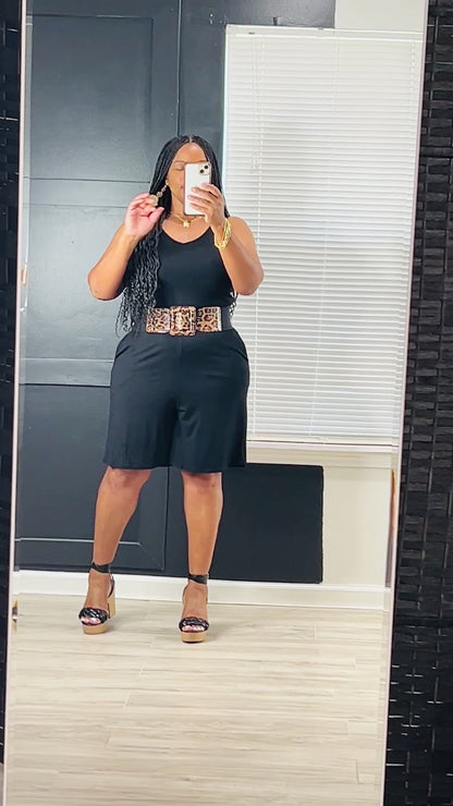 Black Romper | Final Sale