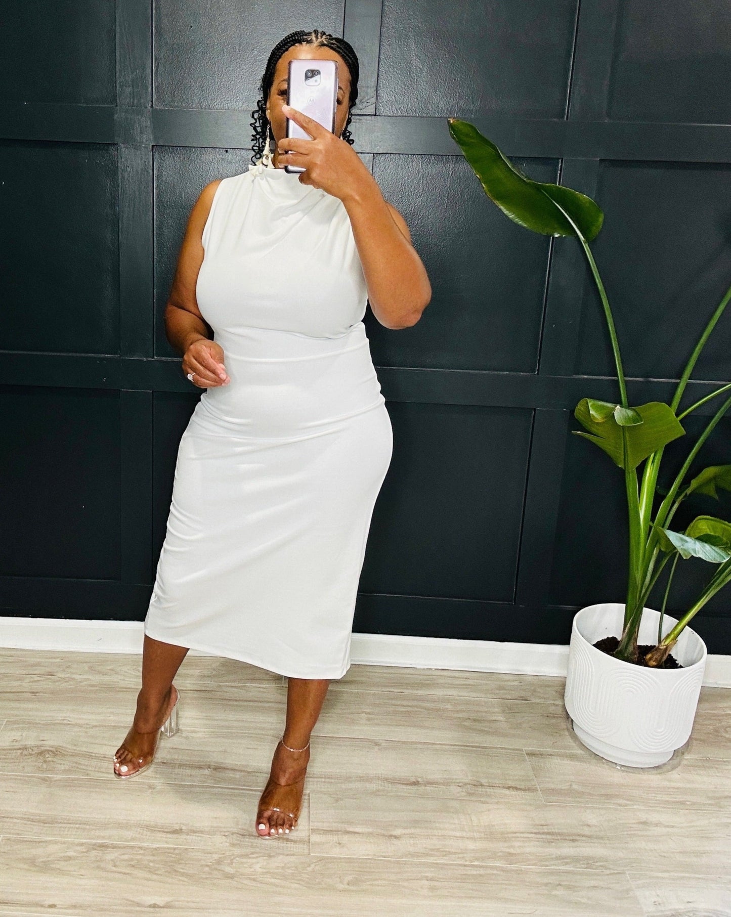 Classic Midi Dress | Ivory